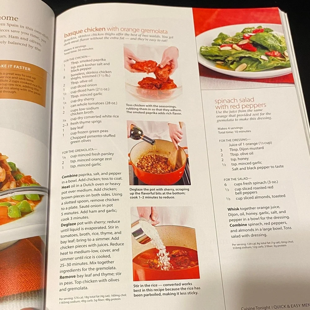 Cuisine Tonight quick easy